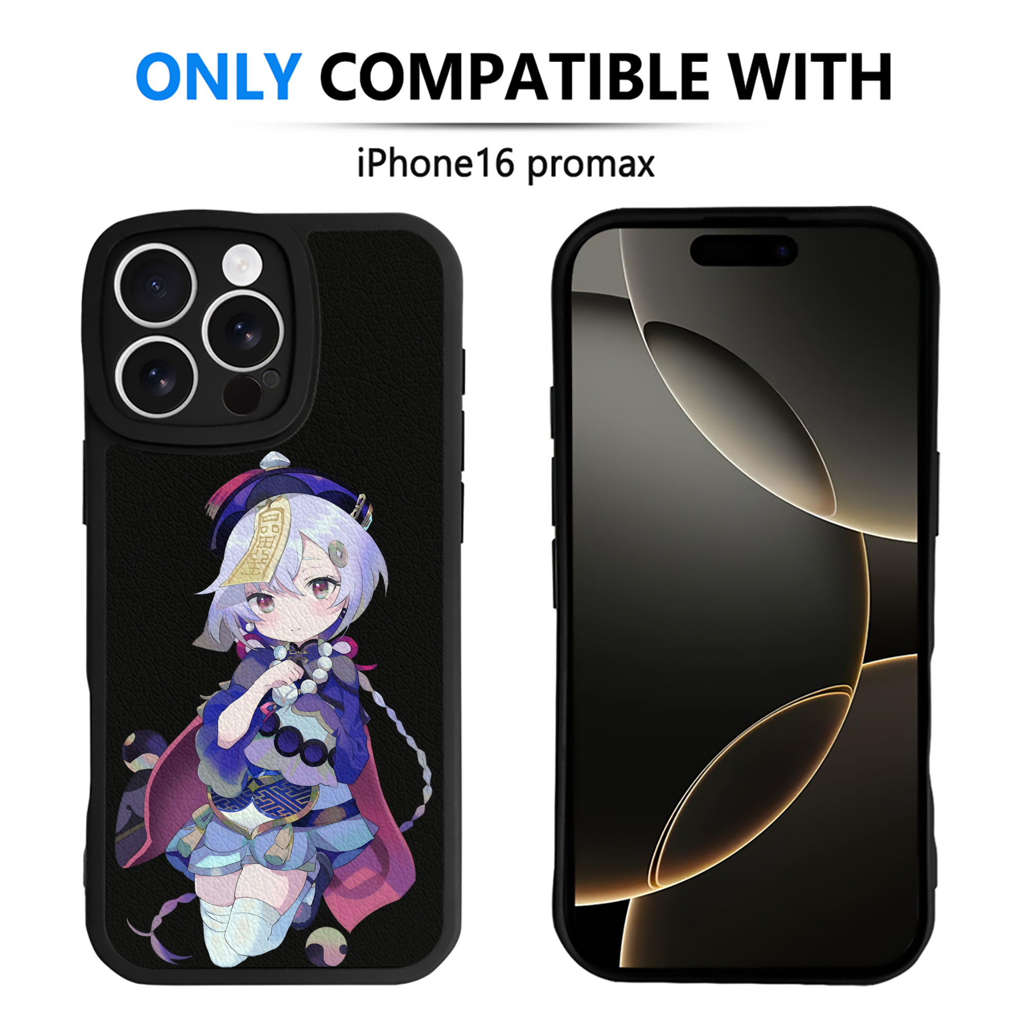 げんし神 七七 なな  genshin Nana 【iPhone 16シリーズ対応】シリコンスマホケース（レザー調） 材質：シリコン
